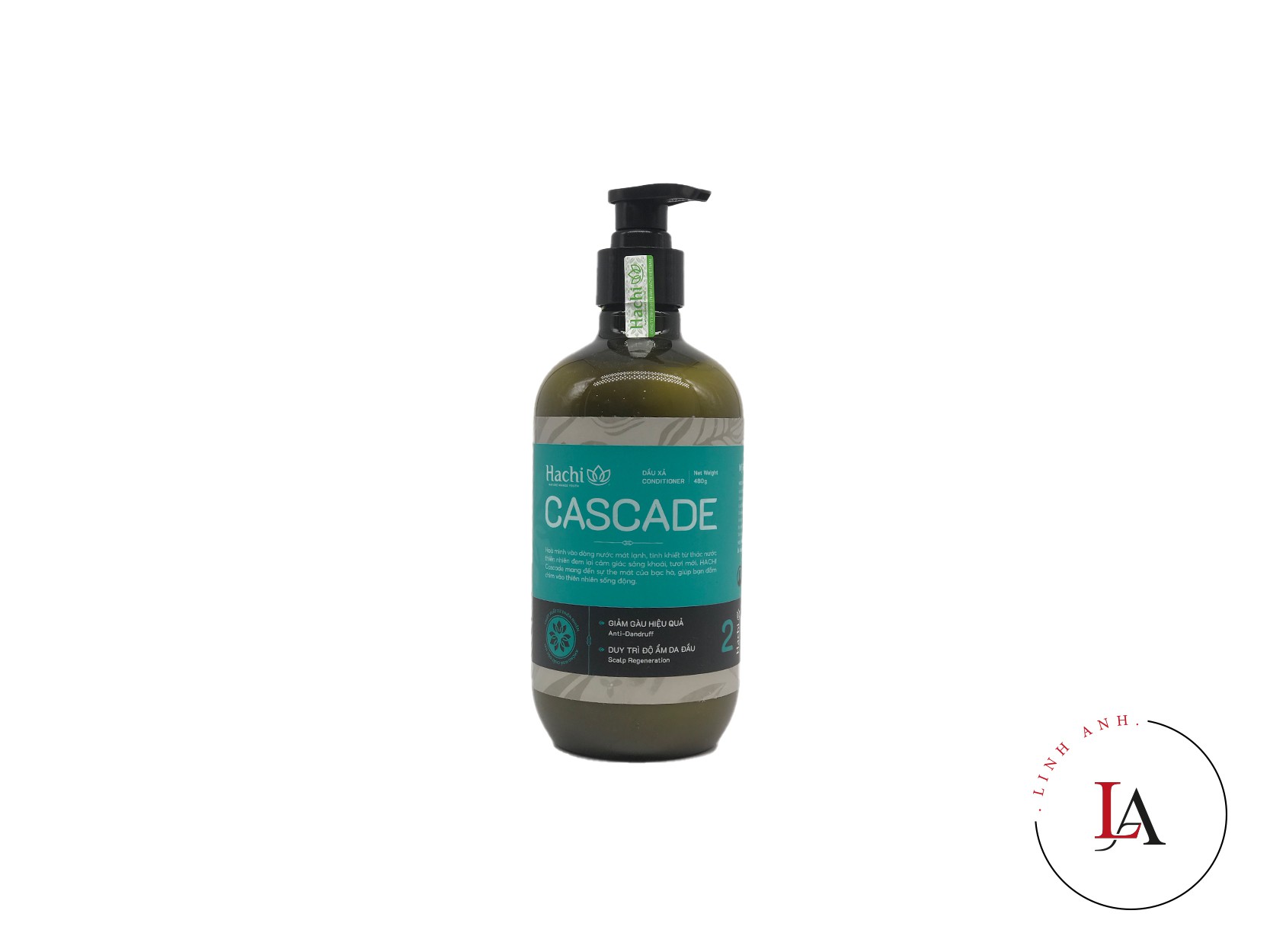 Dầu xả Hachi Cascade tóc gàu 480ml